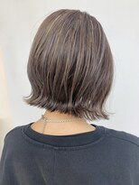 クオリス 上板橋店(QUALIS) シークレットハイライト/外ハネボブ/白髪カバー/30代/40代/ボブ