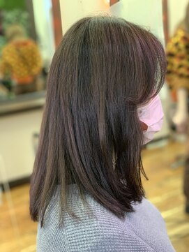 フレンズ 環状通東店(friend's) ノーバングが大人っぽい!ナチュラルストレート 2