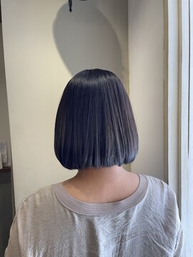 ムーン(moon) 2月#ミディアムヘア#ショコラベージュ#ボブルフ#ベビーバング