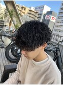波巻きツイスパ　波巻きパーマ　ツイスパ　福岡パーマ