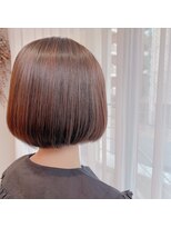 ヘアースイッチ(HAIR SWITCH)&nbsp;ミニボブ　タッセルカット　丸みボブ　ワンカール　20代・30代