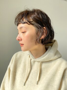 エヌ 烏丸(enu) bob perm