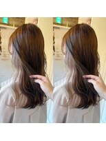 ヘアアトリエコモノ(hair l'atelier KoMoNo) 【ナチュラル可愛い☆】シアーベージュ×イヤリングカラー