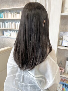 キャアリー(Caary) 福山Caaryダメージレス酸性ストレート艶髪ロング顔周りレイヤー