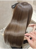 髪質改善*ロングレイヤーグレーベージュ*美髪【Zina石井】