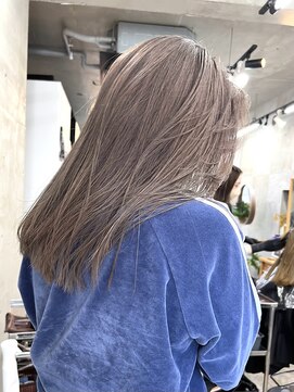 ソルトウォーター(SALT WATER) レイヤーカット/ブラウン/韓国ヘアー/ブリーチなし/恵比寿/