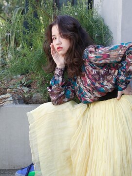 リブロ 三軒茶屋(LIBRO) ヒッピー×くせ毛風セミロング