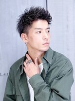 リップス レイ ギンザ(LIPPS Ray GINZA)&nbsp;スパイクエッジモヒカン　かき上げヘア