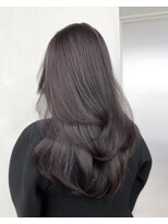 サイン 渋谷(SIGN)&nbsp;韓国ヘアーハッシュカットレイヤーカットグレージュブリーチ無し