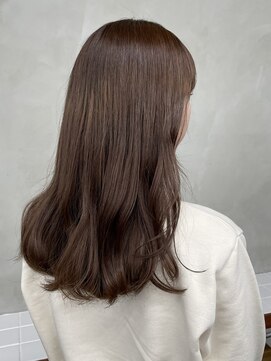 ニコ トウキョウ 渋谷(nico TOKYO) ミルクティベージュ/レイヤーカット/ケアブリーチ/透明感カラー