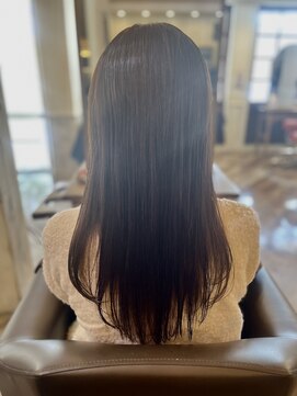 ヴァンファミリー アピタ福井飯塚店(Vanfamily) つやつやグレージュロング