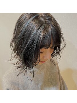 オセアノ 北千住(oceano) ブルーハイライト×黒髪