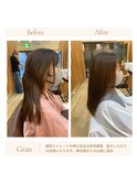 お客様髪質改善データ1618（酸熱ストレート）