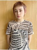 前髪が可愛いベリーショート