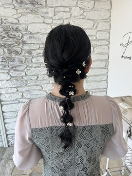 ヘアー ルセロ アット プリム(hair lucero @ prim) あみおろしヘアセット