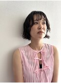 大人ボブパーマ