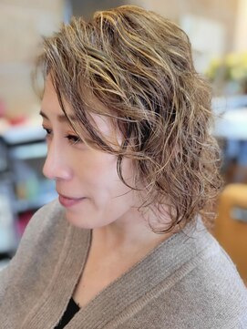 カルスコレクション(K-Luz coleccion) ケアブリーチメッシュハイライトパーマ