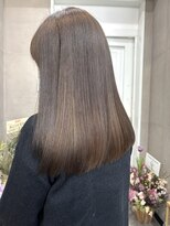 ファビ 渋谷(Fab) くびれヘア/暗めカラー/アプリコットオレンジ/縮毛矯正