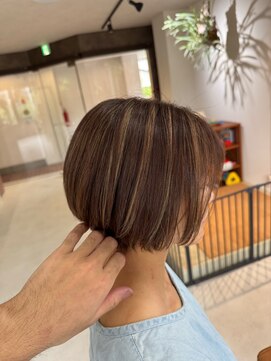 ヘイハッピー ヘアーラウンジ(HEY HAPPY hair lounge) ハイライトカラー