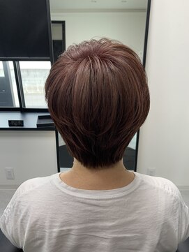 ルシック(LE CHIC) ショートススタイル/髪質改善/白髪染め/モーブピンク