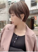 【成田】グランマッシュ/暗めカラー/ショート/髪質改善/銀座11