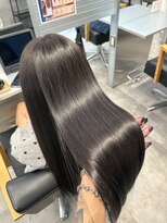 キング 梅田店(K!ng)&nbsp;縮毛矯正髪質改善ハイライトレイヤーカット梅田美容室エクステ