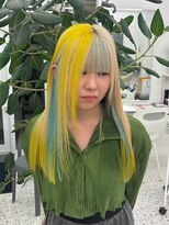 エニフォーイーストハム(Eni for eastham)&nbsp;デザインカラー/イエロー/ブルー/ポイントカラー/ストレート