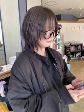 コワファースト 大分(COIFF1RST) フェイスレイヤー/顔周り/似合わせ/インナー/パープル