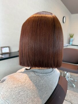 パーミルヘアーピピ(permille hair pipi) ミニボブ×ピンクベージュ