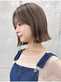 小顔イメチェンヘアスタイル前髪カタログ似合わせ外ハネボブ