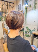 After/50代/白髪ぼかし×ショート