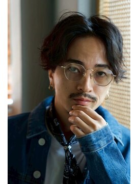 クオル キャスト 熊本(QOL×cast) ニュアンスセンターパートパーマ