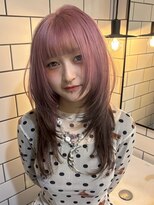 ベレーザ 渋谷(BELEZA)&nbsp;1836ピンクミルクティーベージュカラーアンブレラカラー