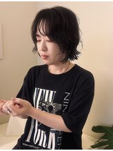ディスモーメント(this moment)&nbsp;ボブパーマ×アッシュブラウン