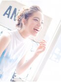 《Lond omotesand》rico モヒカン風ふんわりヘアセット