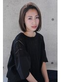 ツヤ感×アッシュグレーショートボブ【seek吉祥寺】