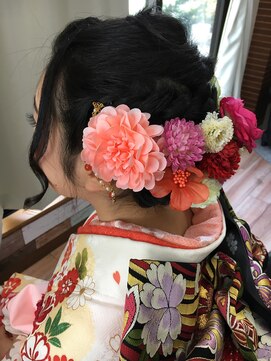 美容室アクアヘブン 成人式前撮り