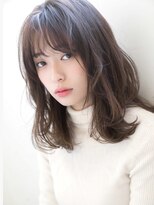 トッカ ヘアアンドトリートメント 難波店 ナチュラルゆるミディ×ピュアアッシュ