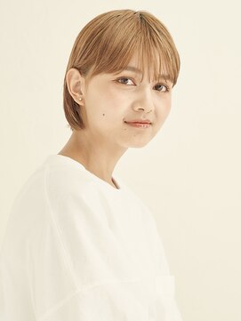 エンタク 新宿(enntaku) マロンベージュ/Aライン/かきあげ/くすみカラー[新宿駅西口]