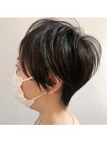 クレドガーデン 川口店(CRED GARDEN) ふわふわショート グレイアッシュ 耳かけショート 川口