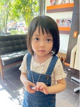 アド ヘア プレイス(adon hair place) キッズオン眉ボブ