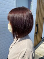 アンド ローバー(and LOVER) 前下がりショート×バイオレット