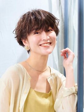 オーブ ヘアー グロー 橋本店(AUBE HAIR grawe) 【AUBE HAIR】マニッシュショート×ゆるパーマ