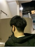 ソフトツイストスパイラルパーマ　田町　理容室　メンズパーマ