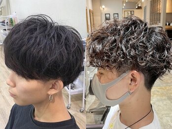 アルーシェ 平井(Alushe)の写真/【Men'sカット+シャンプー¥4000】再現性の良いカットで朝のセットが楽に！[平井/髪質改善/インナーカラー]