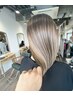 透明感似合わせカラー＋髪質改善ヘアエステ(silver)