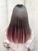 ガナンシア 横浜本店(ganancia) インナーカラー　グラデーション　ピンクカラー