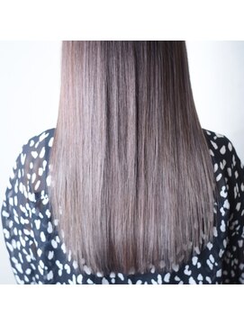 ニコリヘアワークス(nicori hair works) ロング×ストレート×ハイトーン3