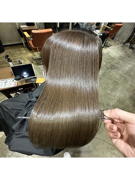 サロンドミルク 原宿(salon de MiLK) オリーブブラウン　髪質改善で艶々に！綺麗に髪を伸ばしていこう