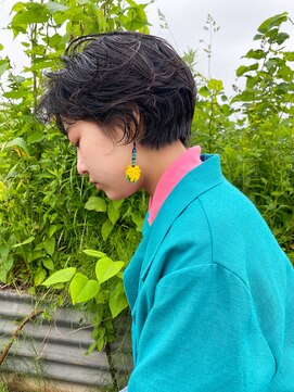 シロ(ciLo) ハンサムショート×ニュアンスパーマ